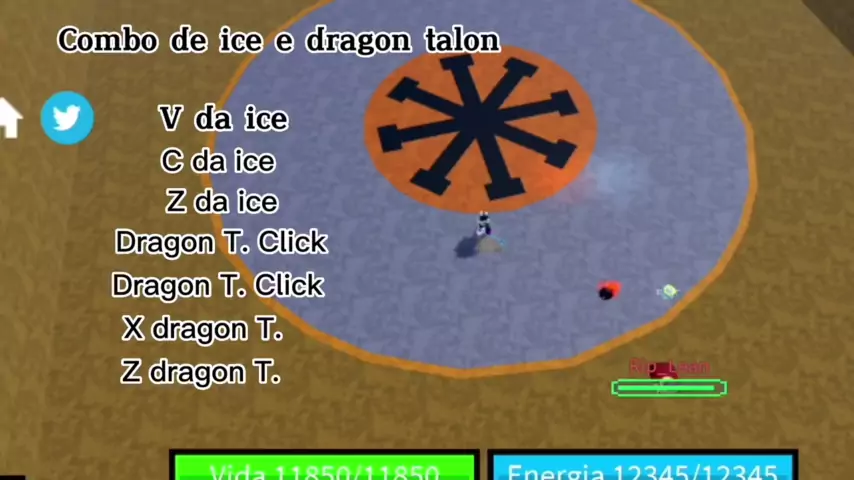 combo de ice dragon talon e sabre